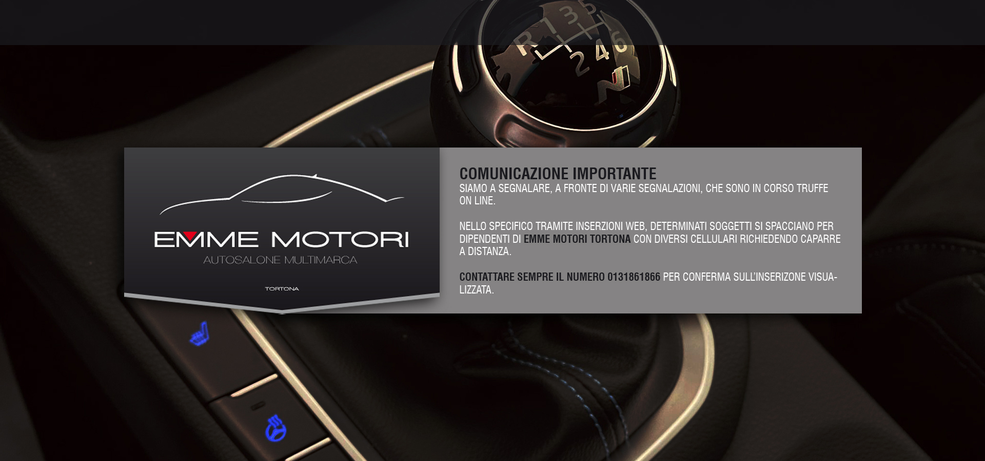 foto dettaglio del cambio manuale